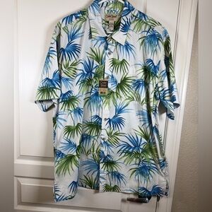 Cooke Street Hawaiian Button Down Shirt Aloha, Camp Style Size XL NWT #5007